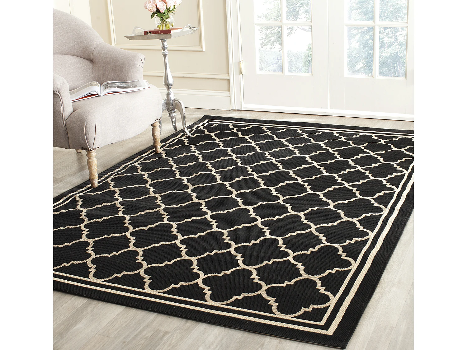 Tapis Noir/Neutre 160 X 231 cm - Bleeker