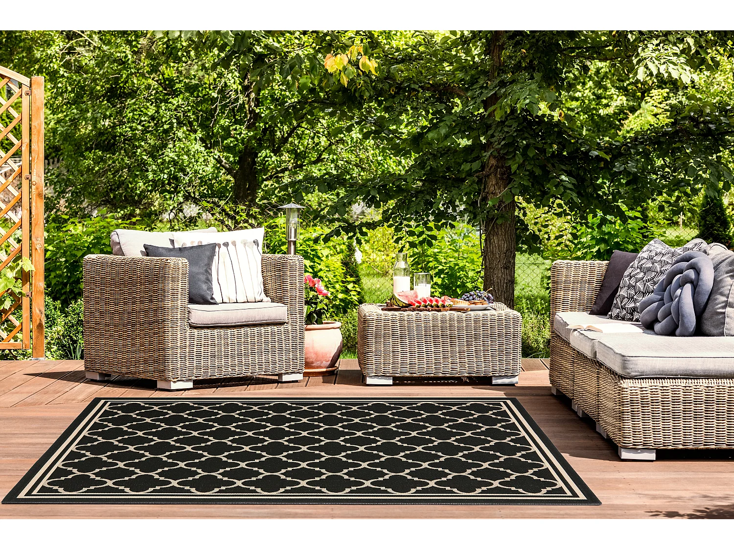 Tapis Noir/Neutre 160 X 231 cm - Bleeker