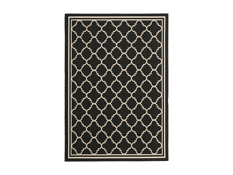 Tapis Noir/Neutre 160 X 231 cm - Bleeker