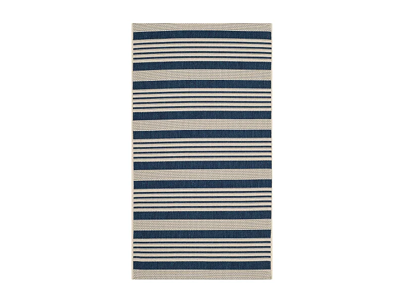 Tapis Bleu Marine/Neutre 122 X 170 cm - Gemma