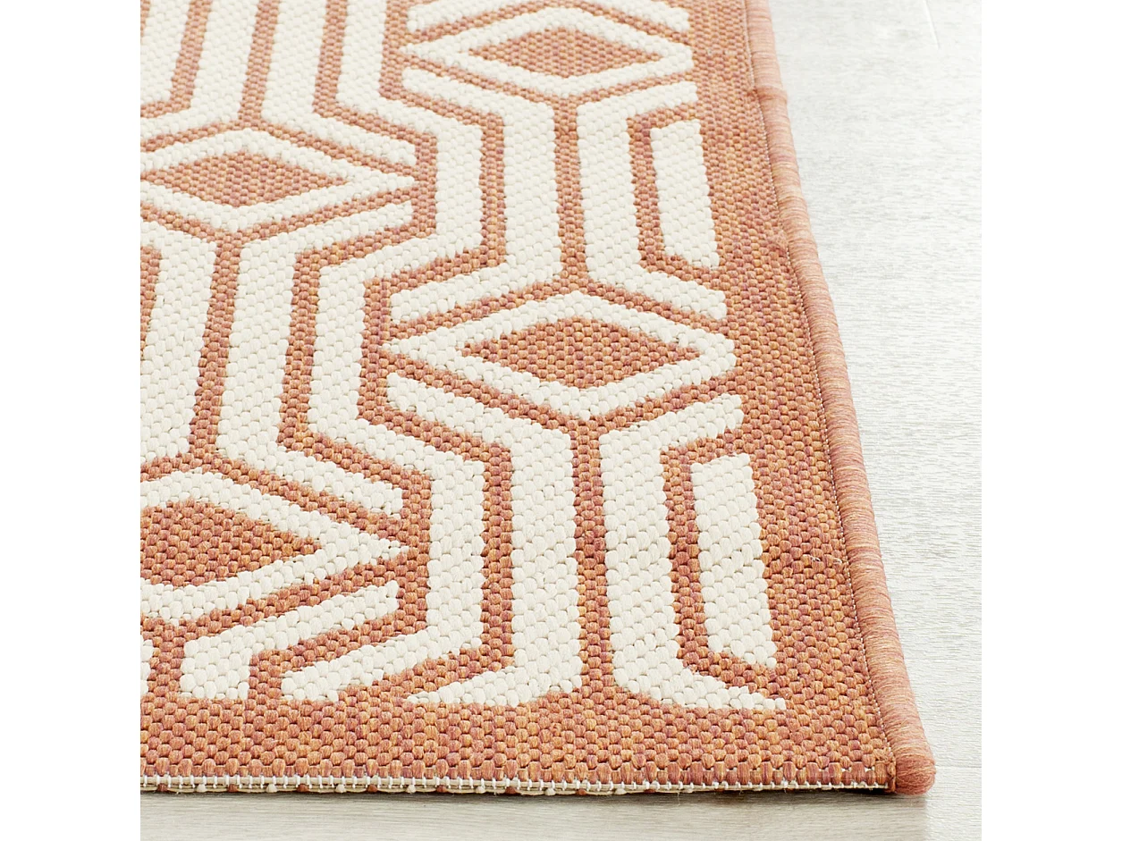 Tapis Neutre/Orange 69 X 201 cm - Samos