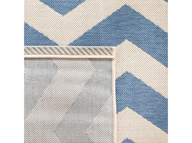 Tapis Bleu/Neutre 69 X 244 cm - Amalfi