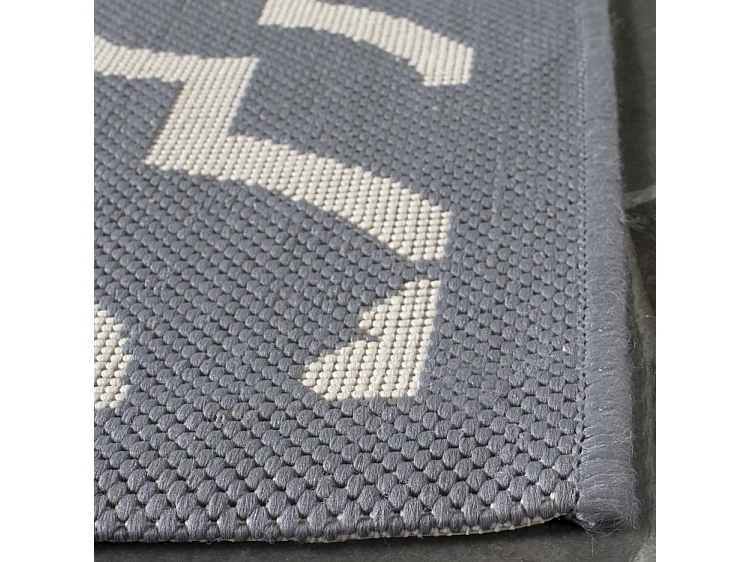 Tapis Gris/Neutre 79 X 152 cm - Mykonos
