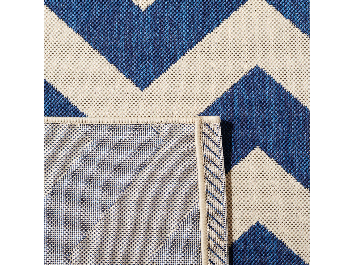 Tapis Bleu Marine/Neutre 122 X 170 cm - Chelsea