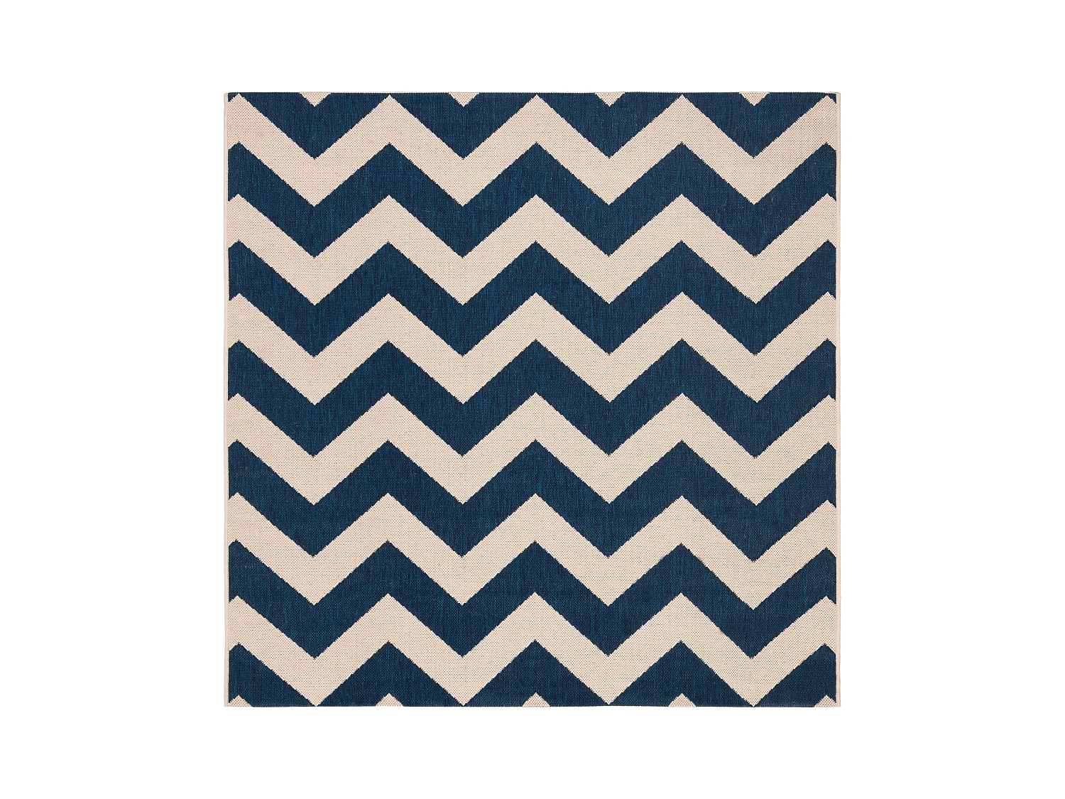 Tapis Bleu Marine/Neutre 160 X 160 cm - Chelsea