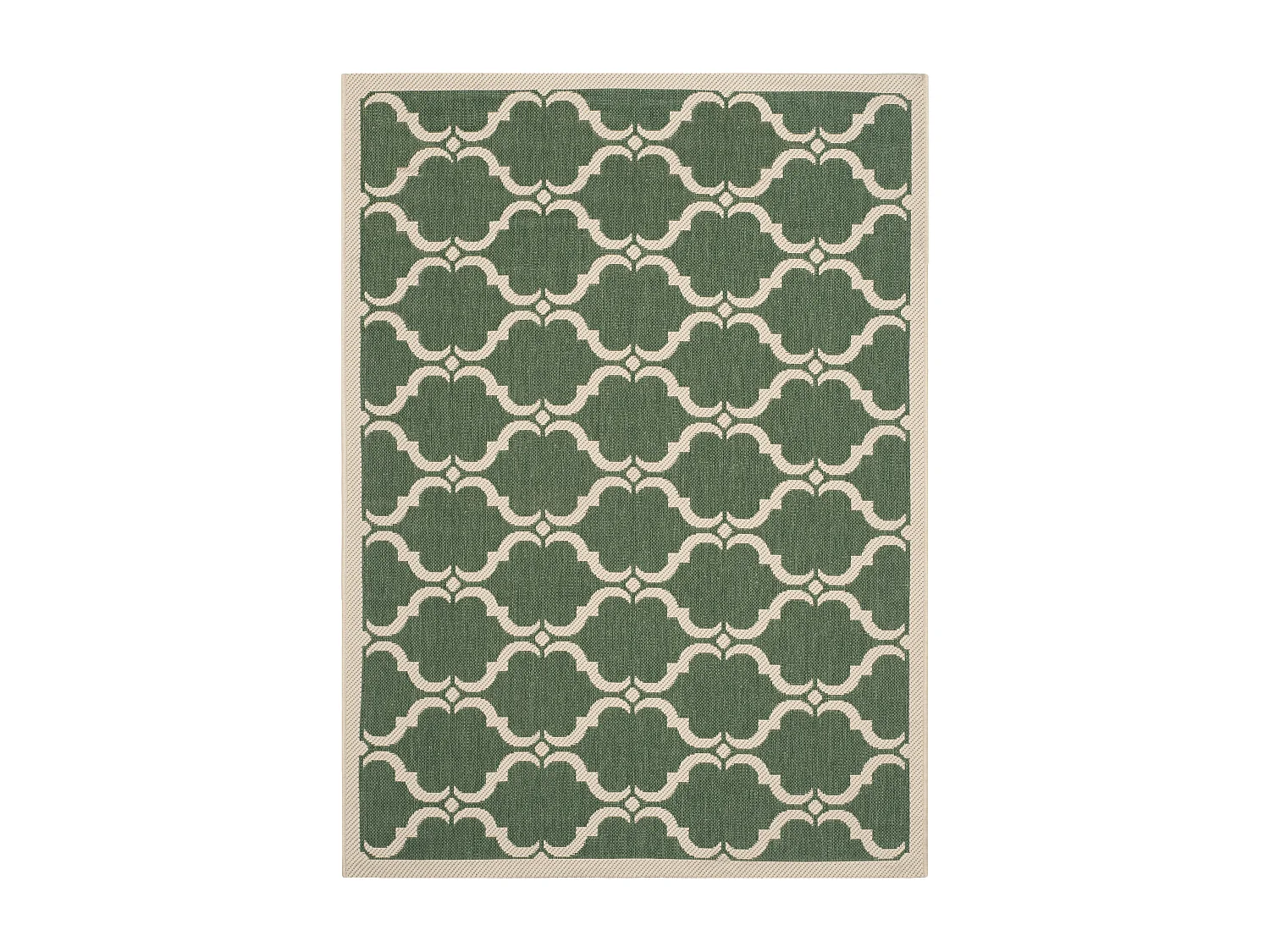 Tapis Vert/Neutre 122 X 170 cm - Lugano