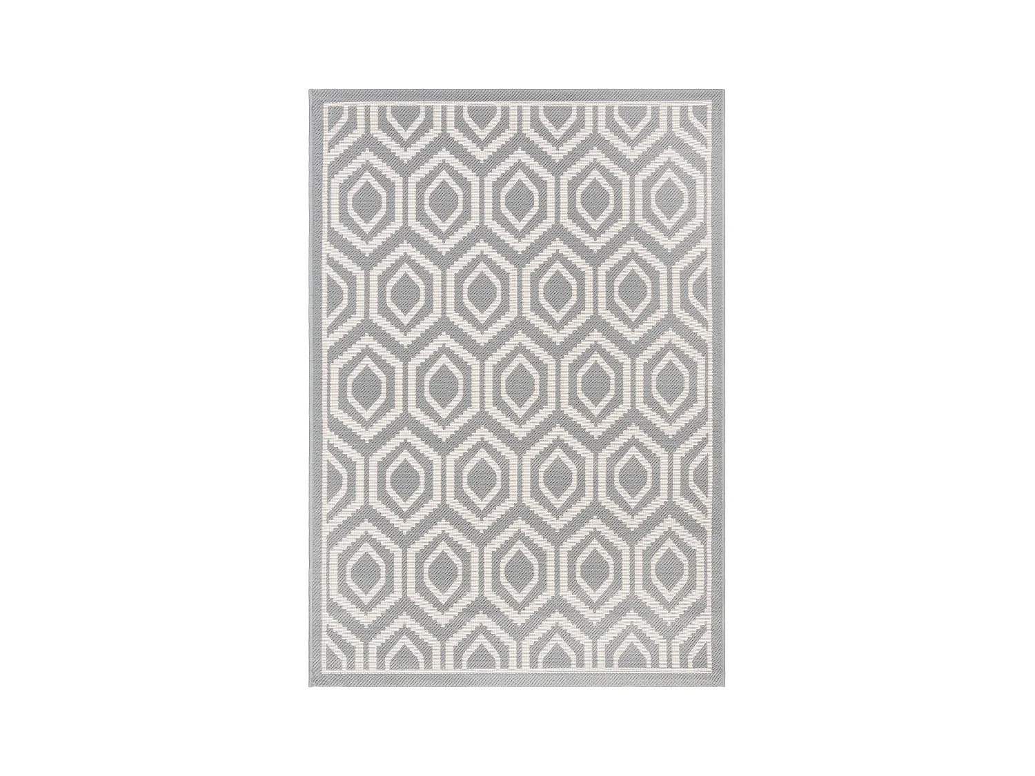 Tapis Gris/Neutre 122 X 170 cm - Zariah