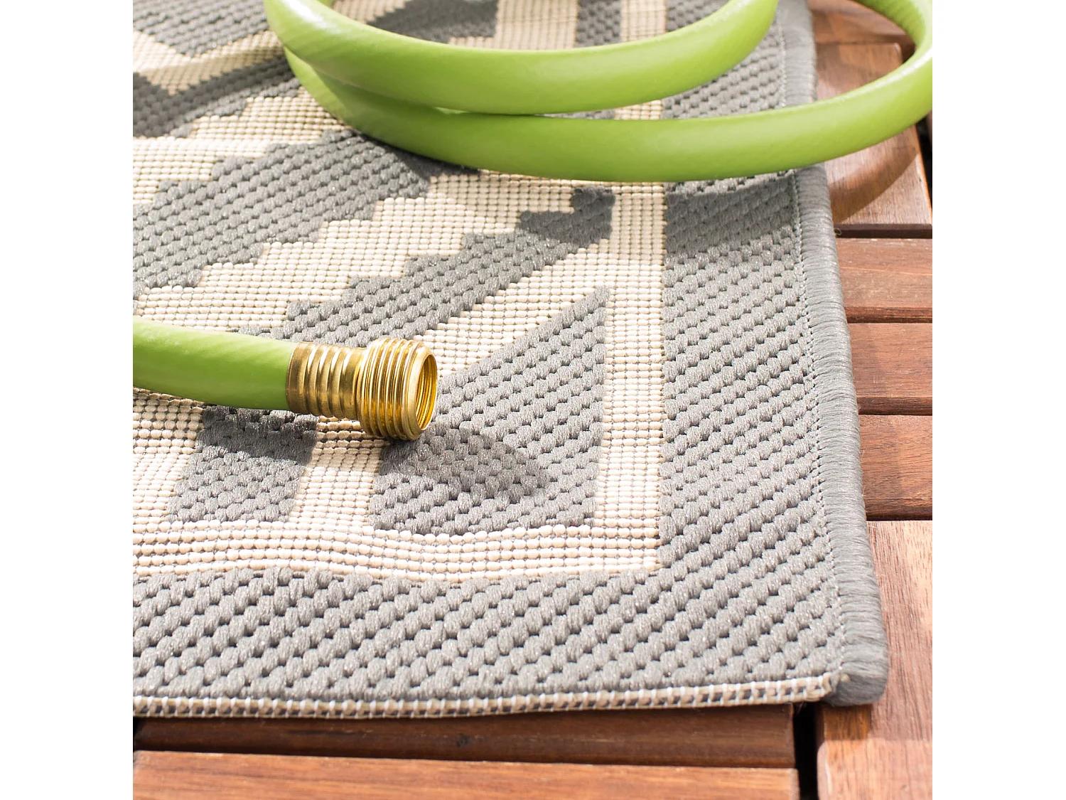 Tapis Gris/Neutre 122 X 170 cm - Zariah