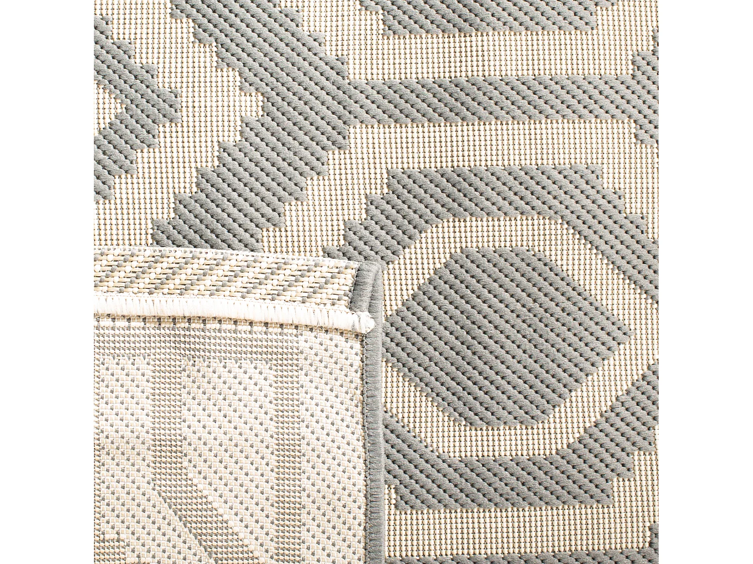 Tapis Gris/Neutre 122 X 170 cm - Zariah