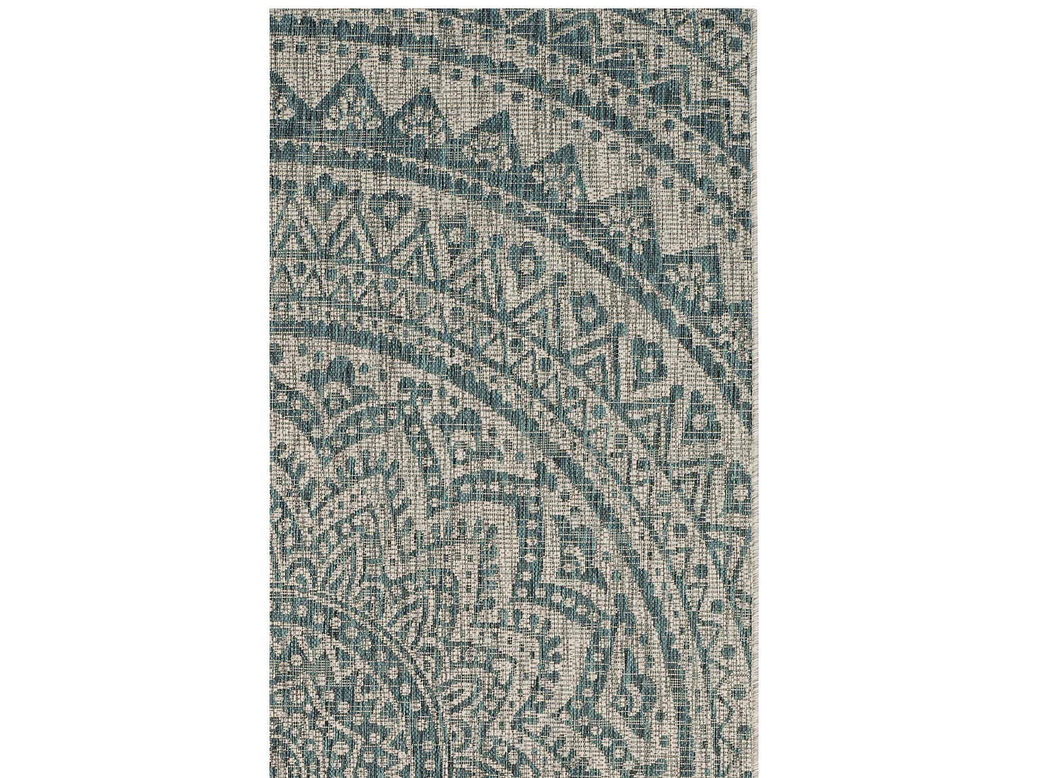 Tapis Gris/Bleu 122 X 170 cm - Kalene