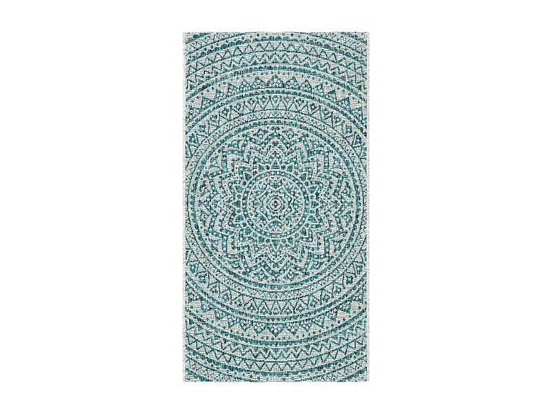 Tapis Gris/Bleu 122 X 170 cm - Kalene