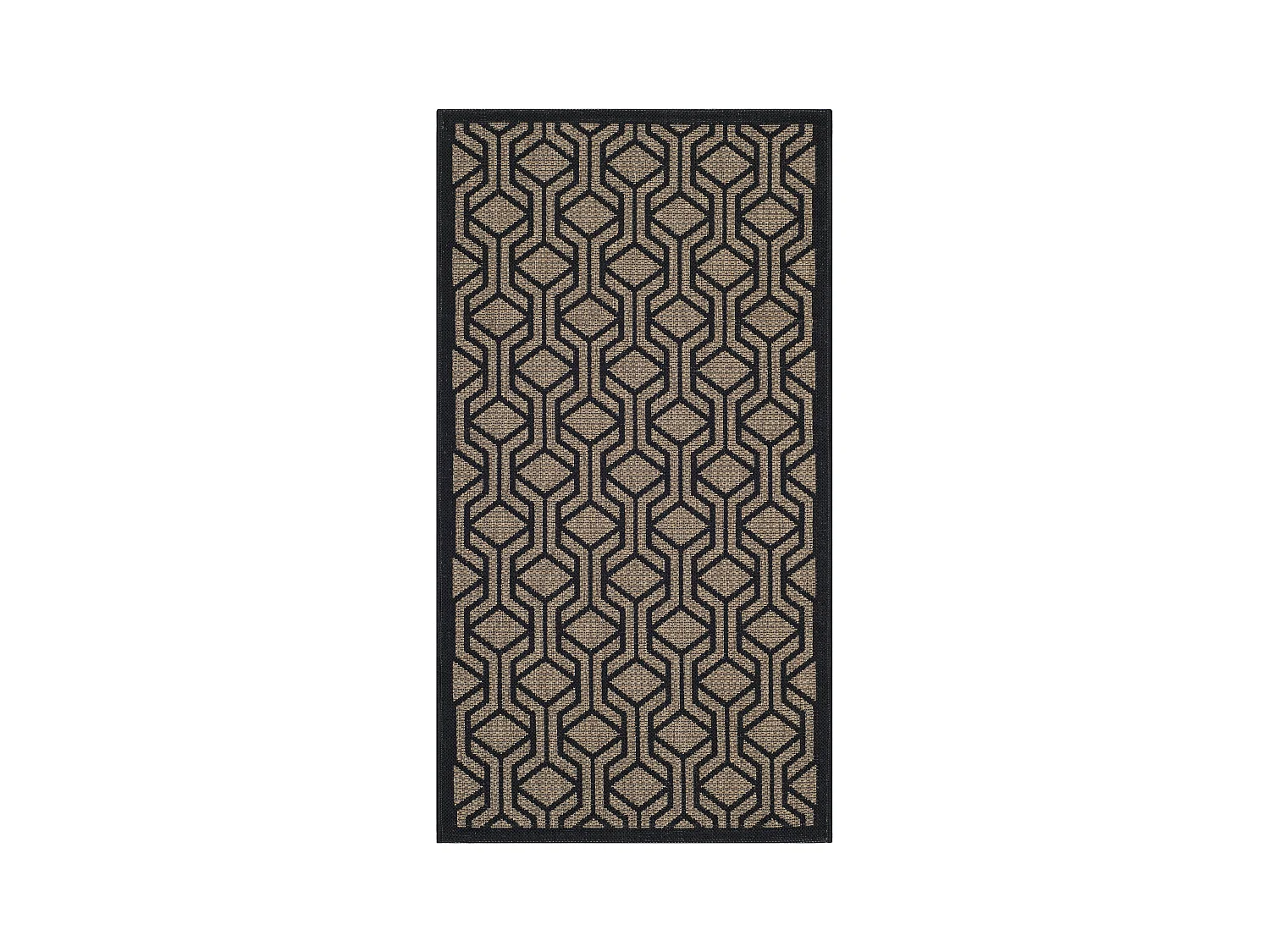 Tapis Marron/Noir 122 X 170 cm - Catalonia