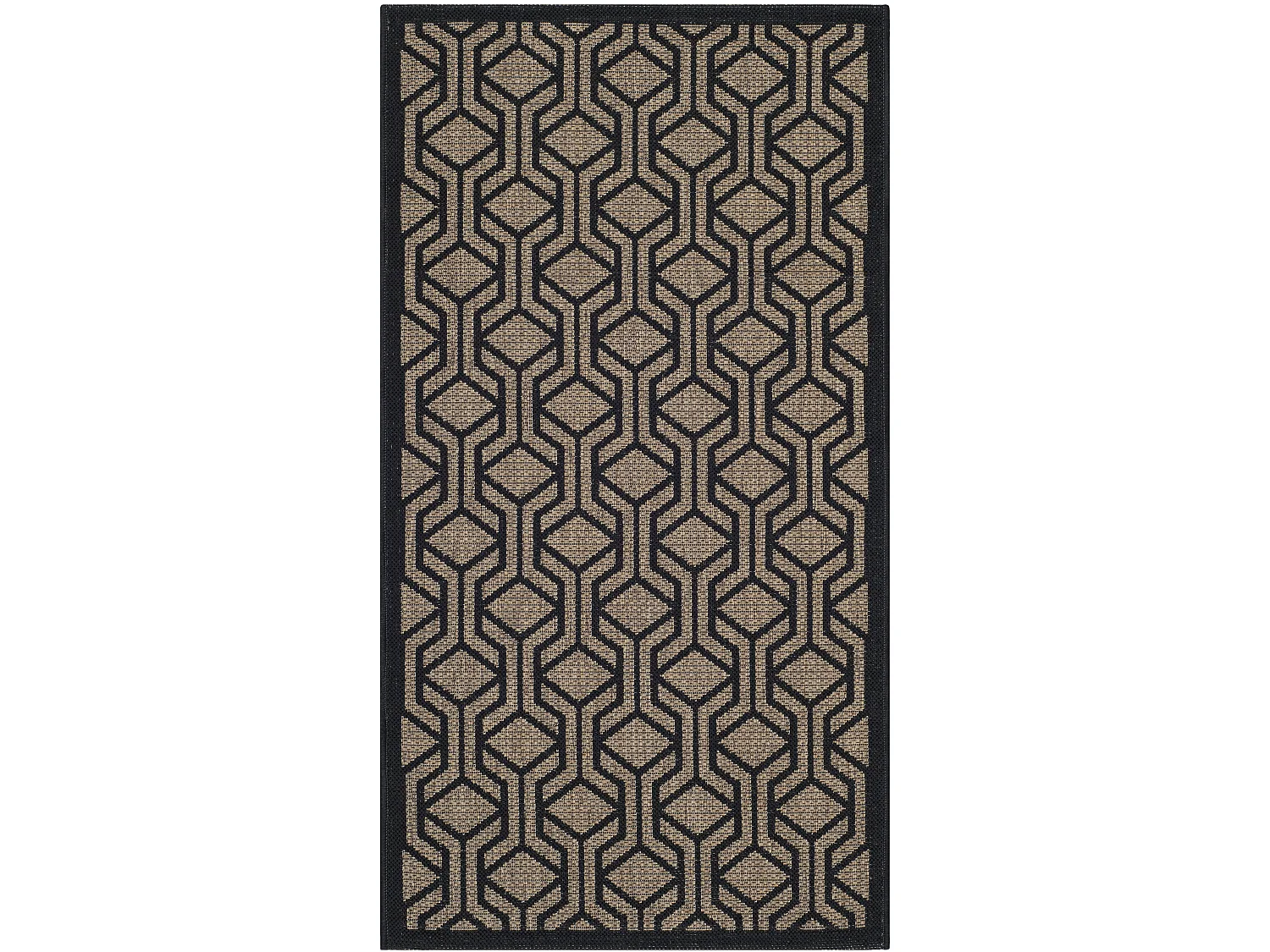 Tapis Marron/Noir 122 X 170 cm - Catalonia