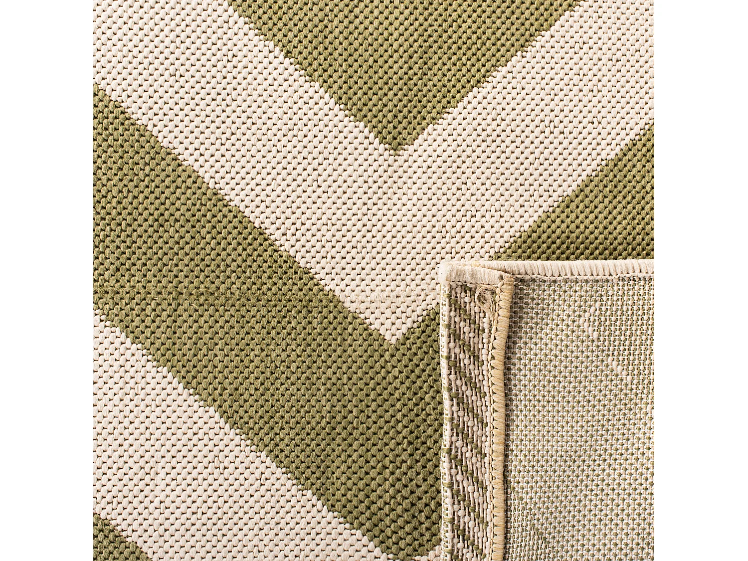 Tapis Vert/Neutre 79 X 152 cm - Chelsea