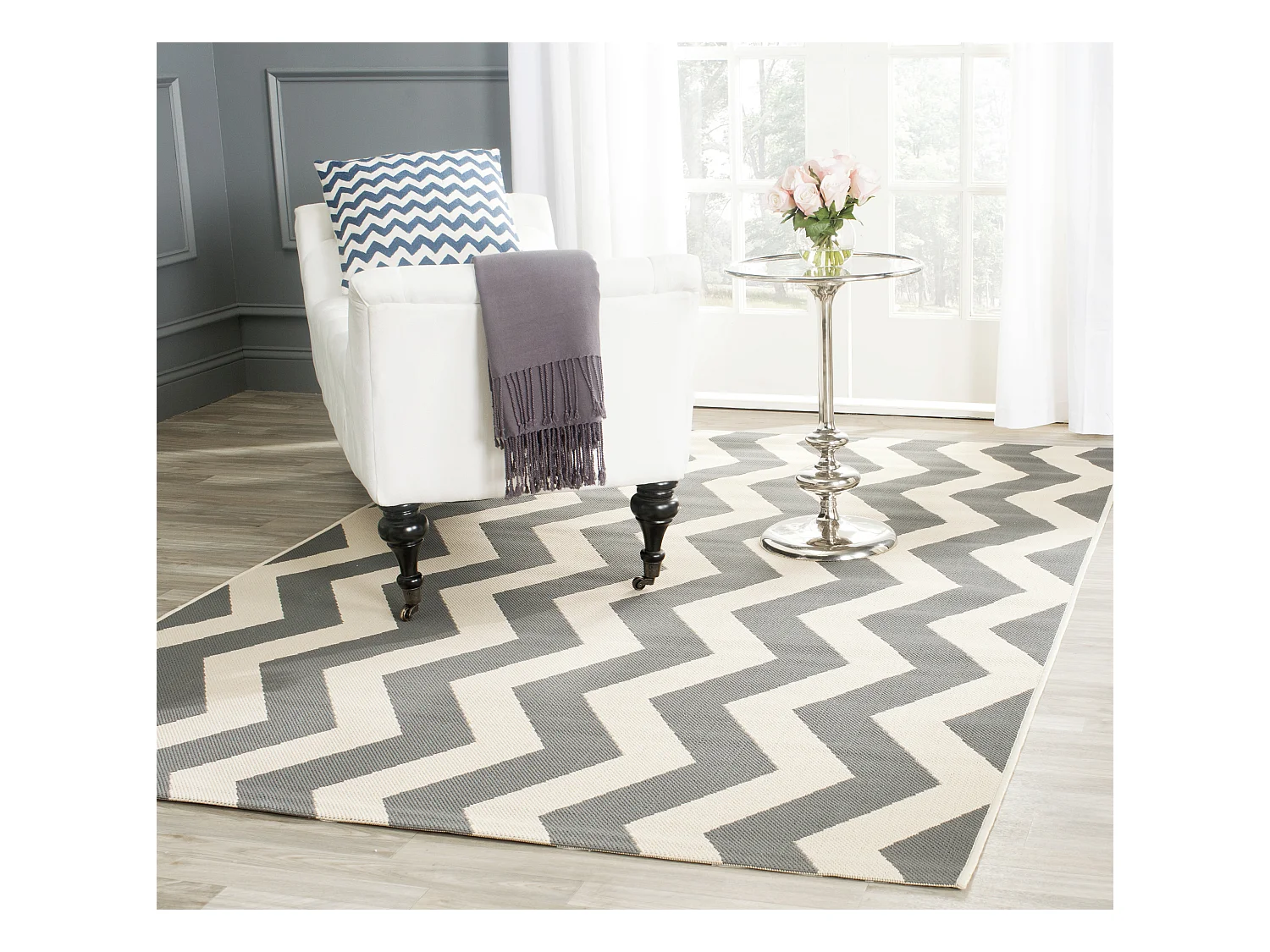 Tapis Gris/Neutre 160 X 231 cm - Amalfi