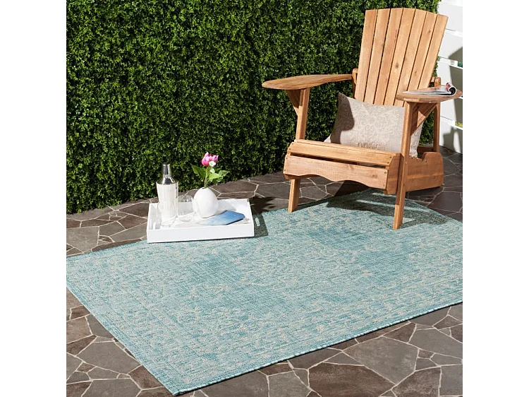 Tapis Bleu/Gris 79 X 152 cm - Mirabelle