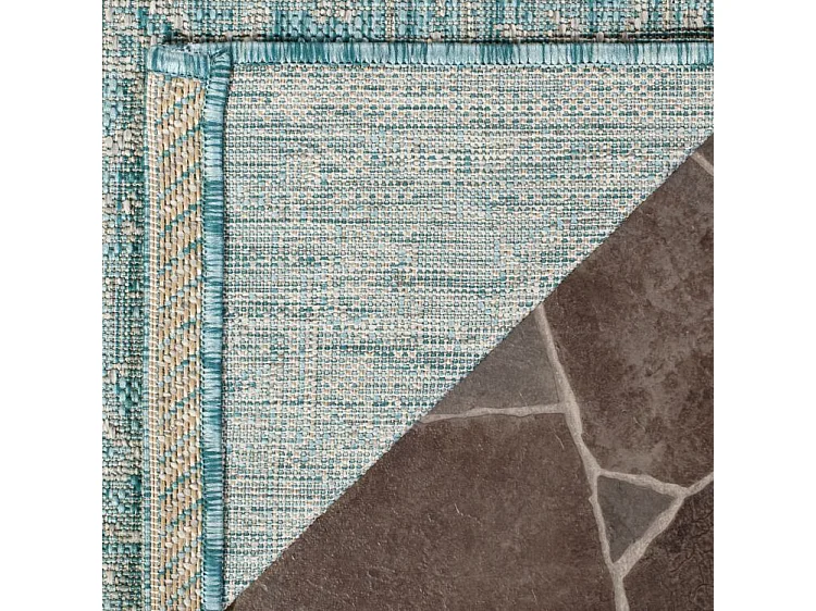 Tapis Bleu/Gris 79 X 152 cm - Mirabelle