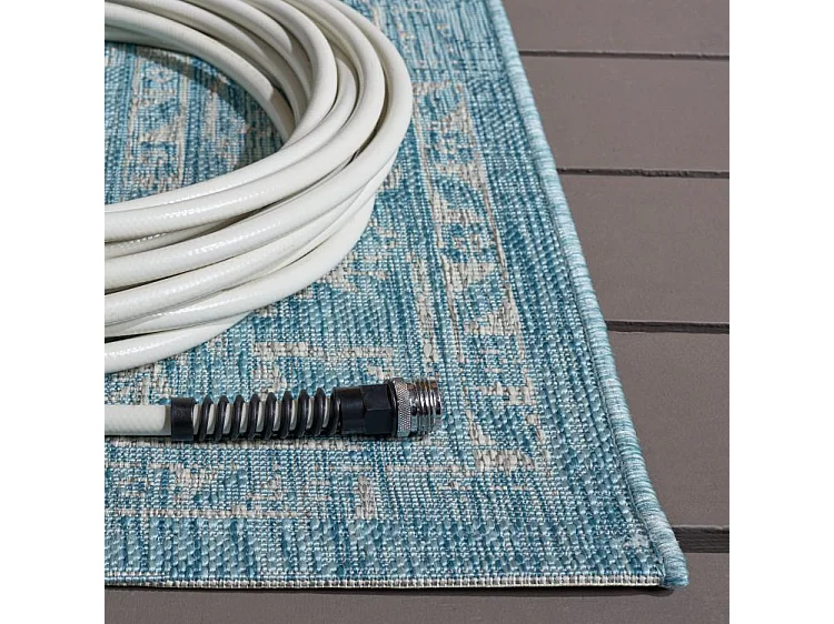 Tapis Bleu/Gris 79 X 152 cm - Mirabelle
