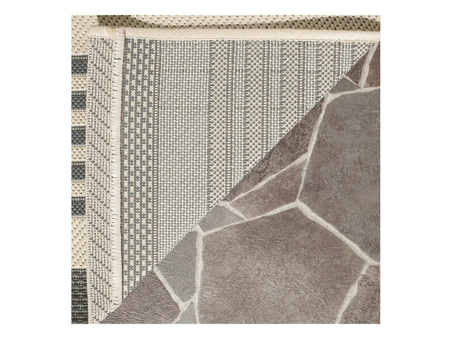 Tapis Gris/Neutre 69 X 244 cm - Gemma