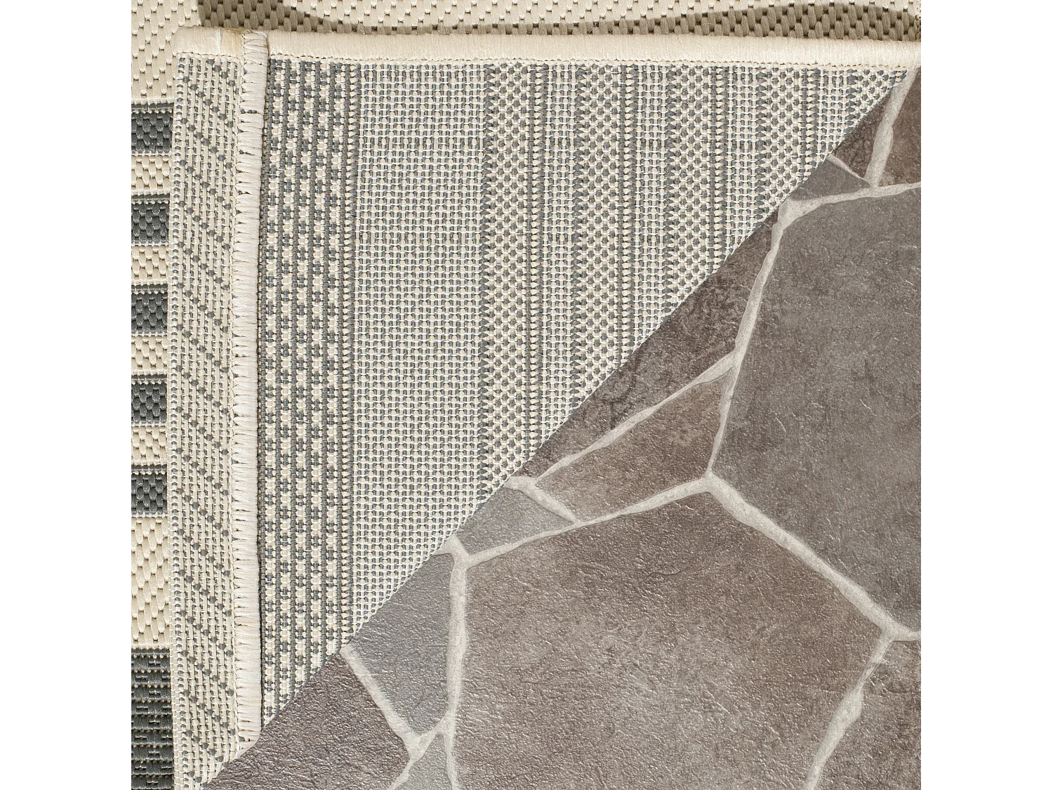 Tapis Gris/Neutre 69 X 244 cm - Gemma