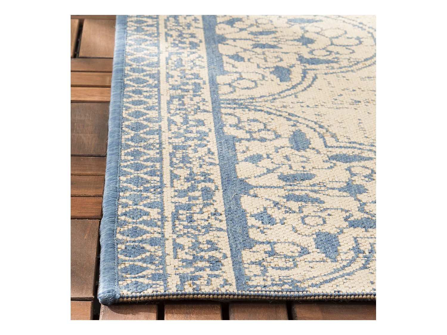 Tapis Bleu/Neutre 160 X 229 cm - Borano