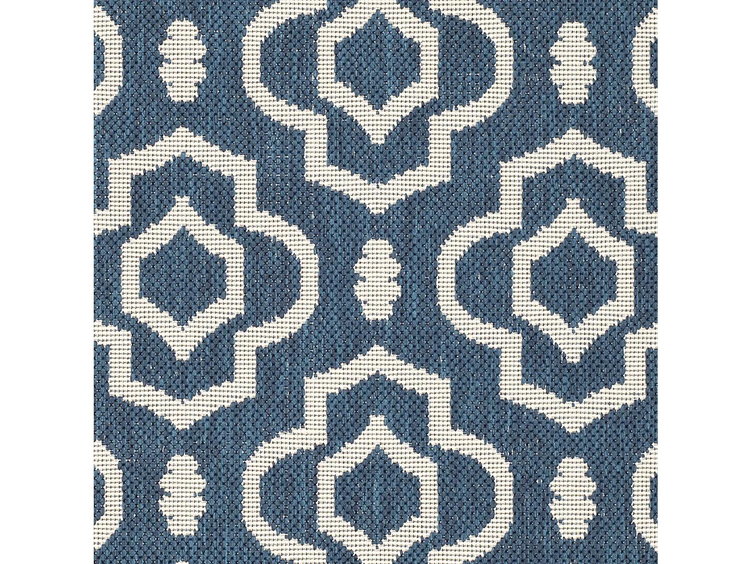 Tapis Bleu Marine/Neutre 79 X 152 cm - Mykonos