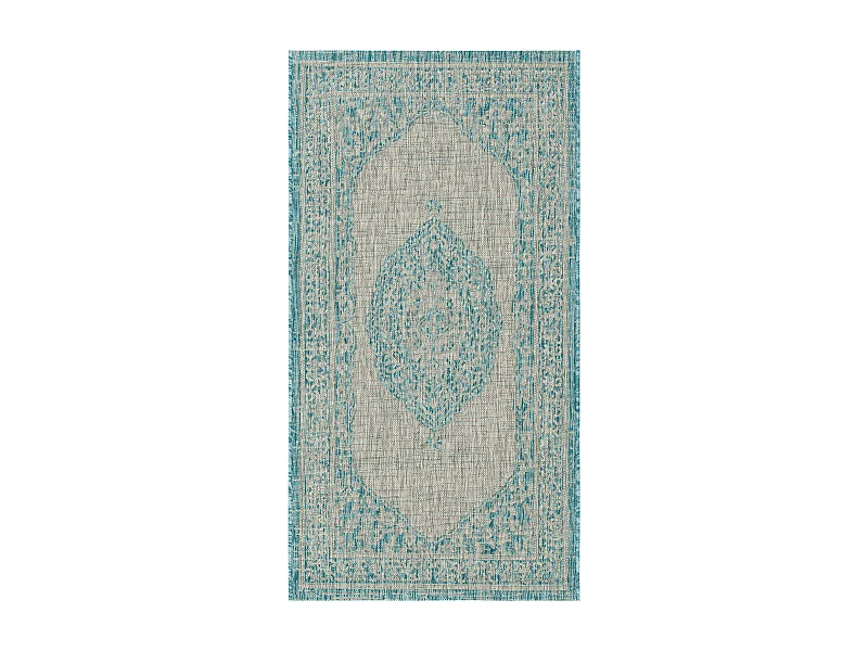 Tapis Gris/Bleu 122 X 170 cm - Amira