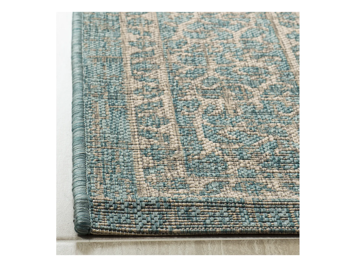 Tapis Gris/Bleu 122 X 170 cm - Amira