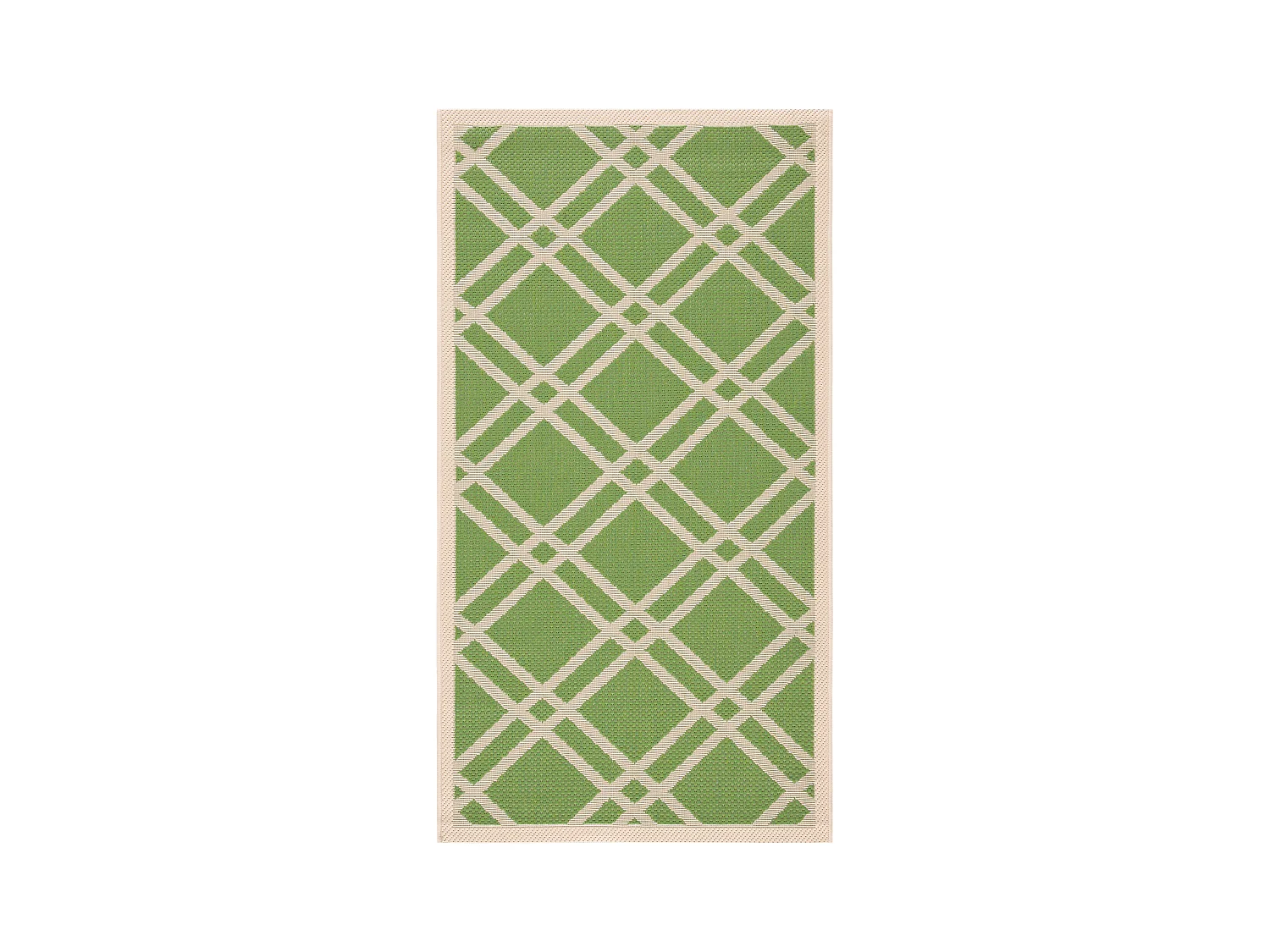 Tapis Vert/Neutre 79 X 152 cm - Thalia