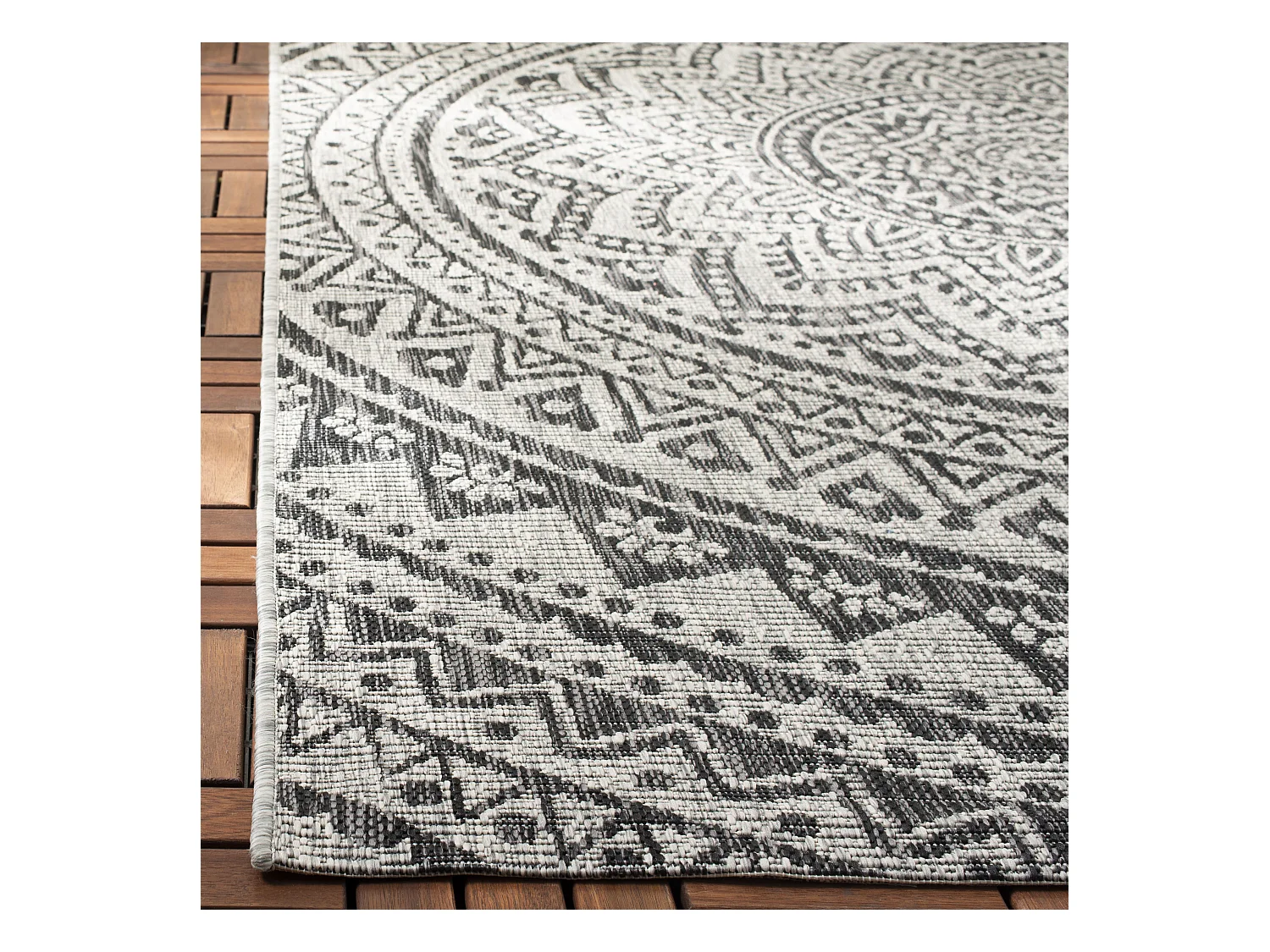 Tapis Gris/Noir 79 X 152 cm - Kalene