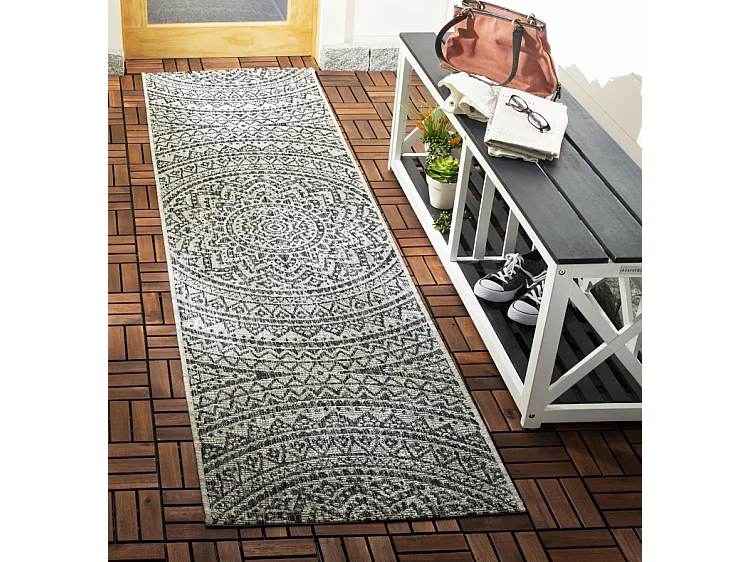 Tapis Gris/Noir 79 X 152 cm - Kalene