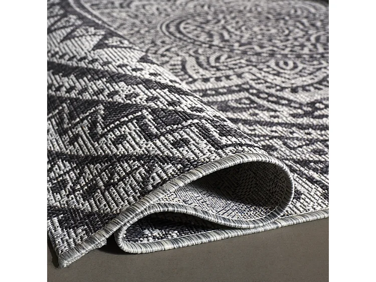 Tapis Gris/Noir 79 X 152 cm - Kalene