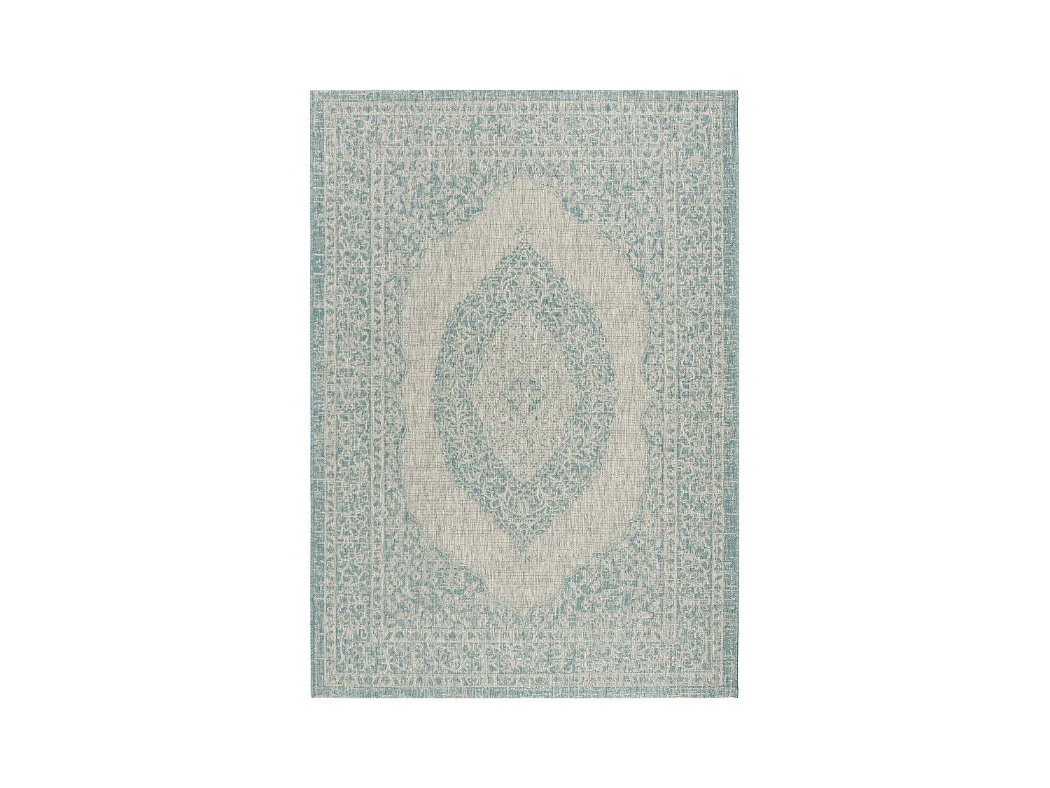 Tapis Gris/Bleu 201 X 290 cm - Amira