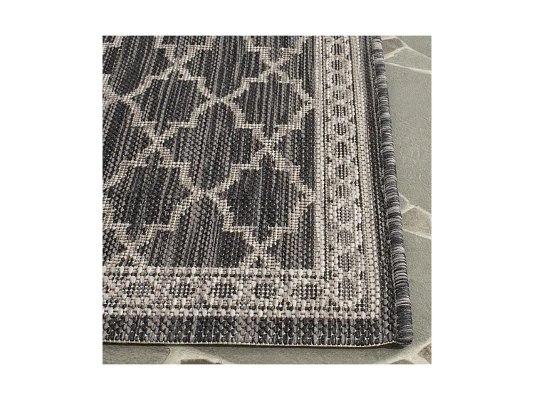 Tapis Noir/Neutre 79 X 152 cm - Aisling