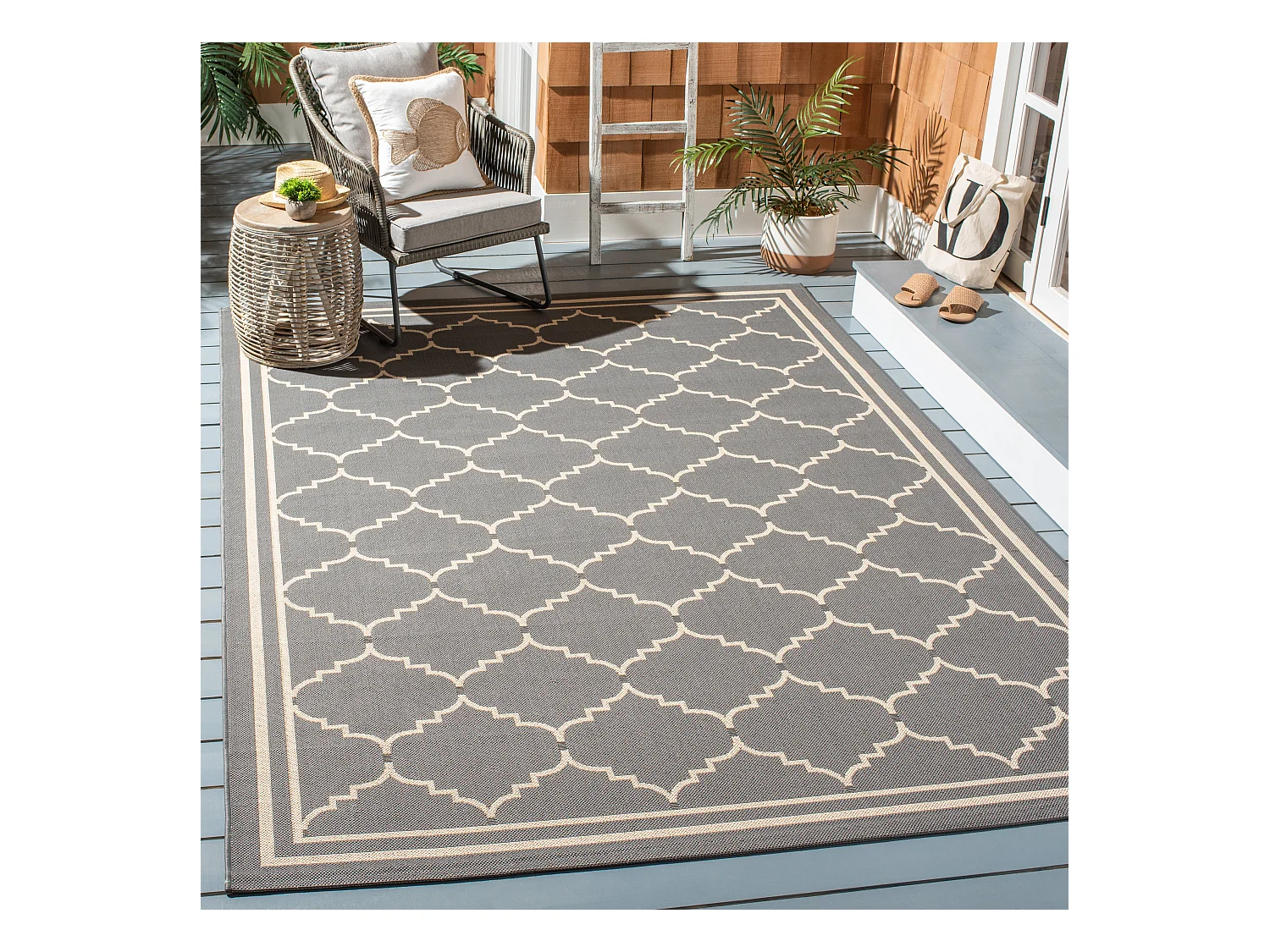 Tapis Gris/Neutre 160 X 231 cm - Oriah