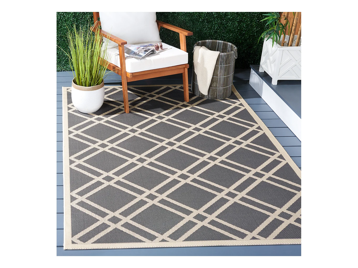 Tapis Gris/Neutre 201 X 290 cm - Thalia