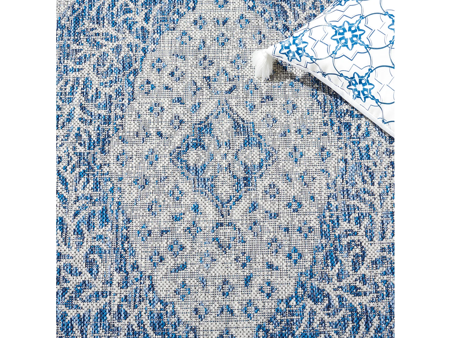 Tapis Gris/Bleu 122 X 170 cm - Amira