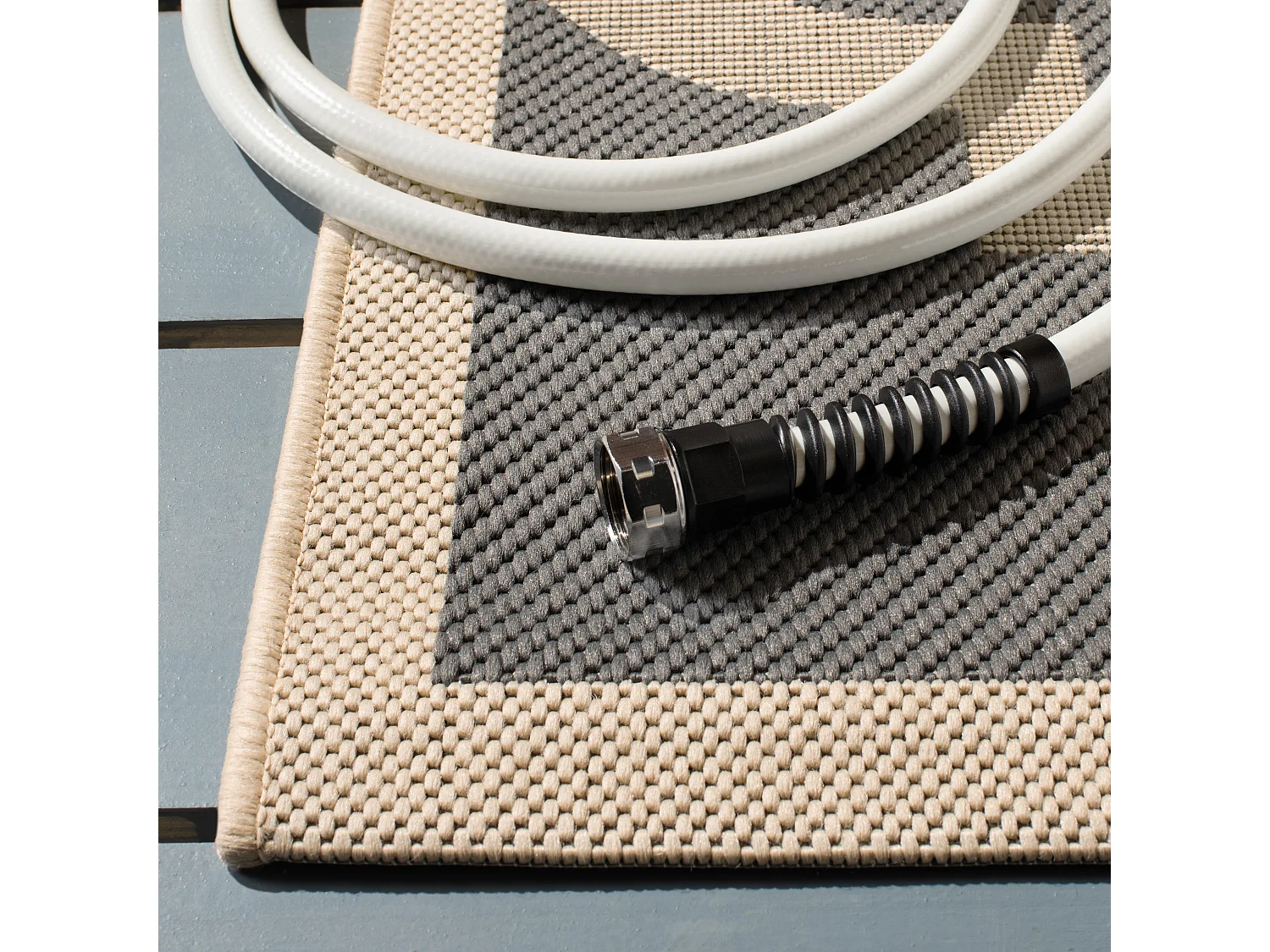 Tapis Gris/Neutre 122 X 170 cm - Jojo