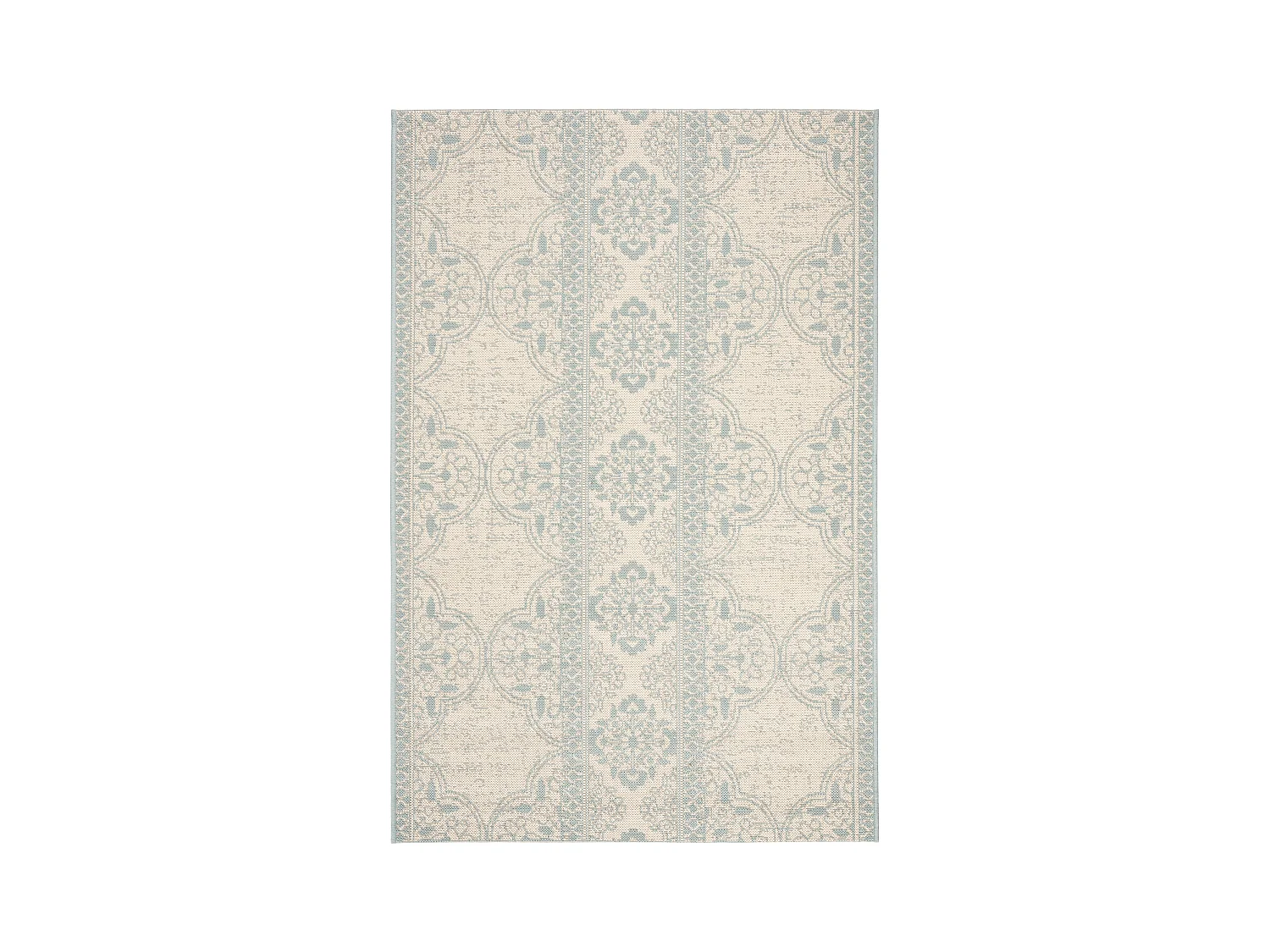Tapis Bleu/Neutre 91 X 152 cm - Borano