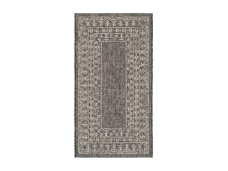 Tapis Noir/Neutre 79 X 152 cm - Marea