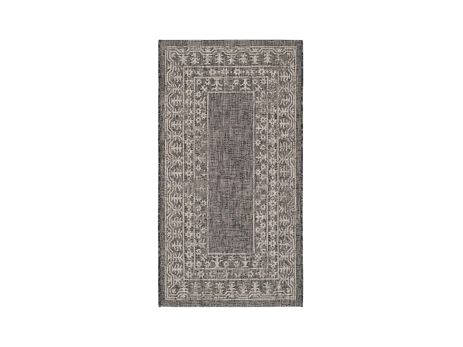 Tapis Noir/Neutre 79 X 152 cm - Marea