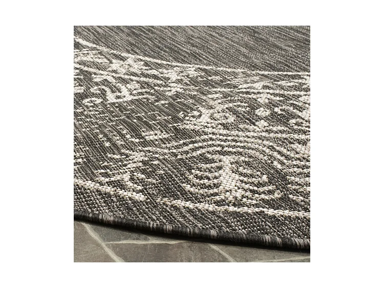 Tapis Noir/Neutre 79 X 152 cm - Marea