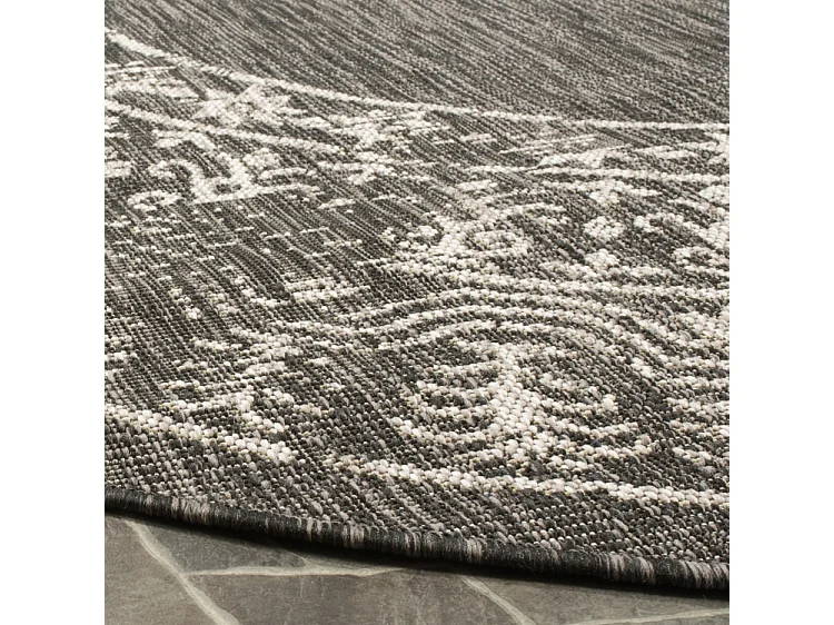 Tapis Noir/Neutre 79 X 152 cm - Marea