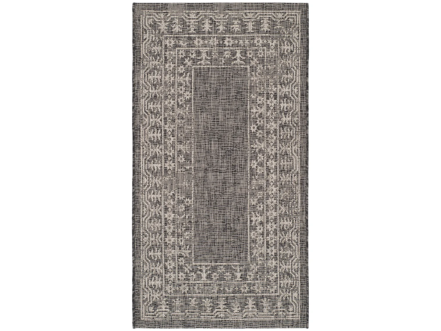 Tapis Noir/Neutre 79 X 152 cm - Marea