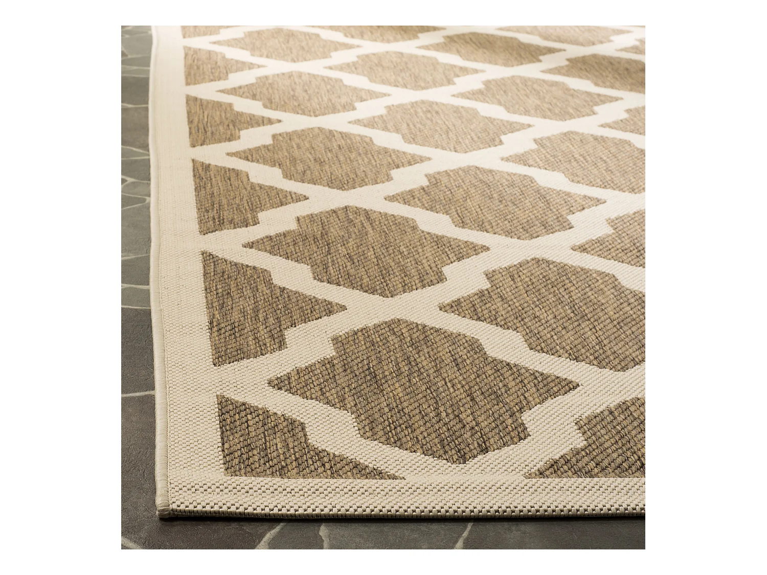 Tapis Marron/Neutre 201 X 290 cm - Samanna