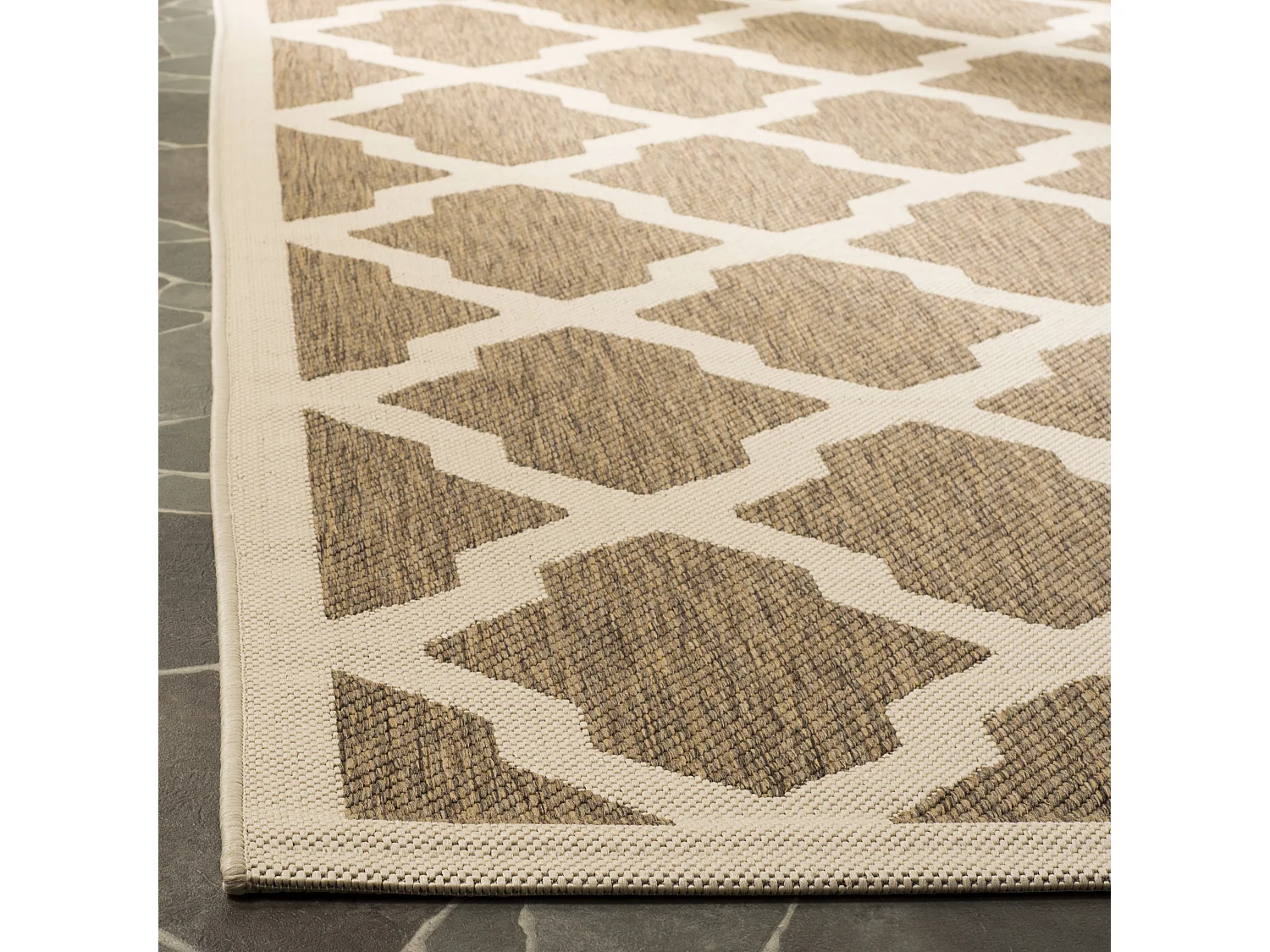 Tapis Marron/Neutre 201 X 290 cm - Samanna