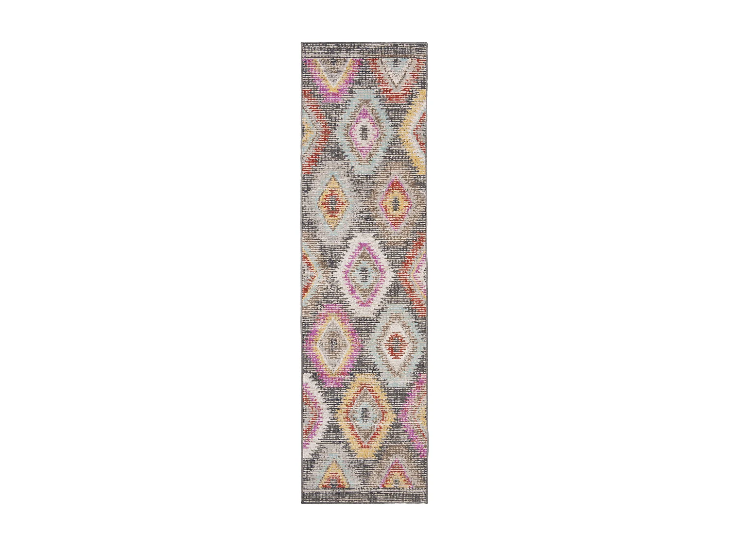 Tapis Gris/Multicolore 69 X 244 cm - Lotte