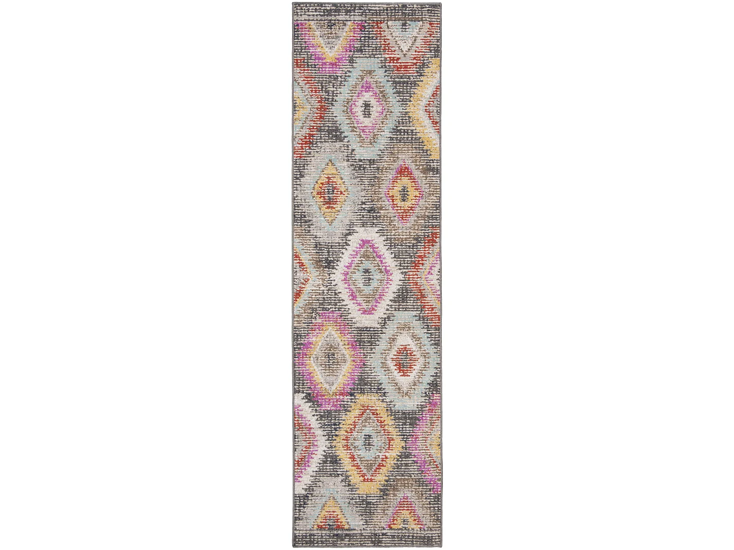 Tapis Gris/Multicolore 69 X 244 cm - Lotte