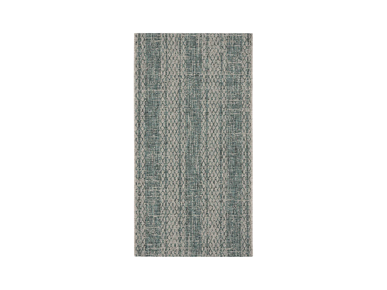 Tapis Gris/Bleu 79 X 152 cm - Rafal