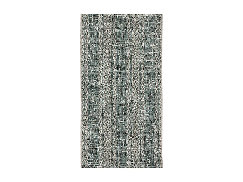 Tapis Gris/Bleu 79 X 152 cm - Rafal